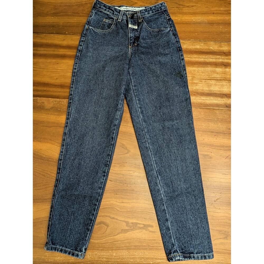 Vintage Women's Marithe Girbaud 3/4 24x30 Short Inseam Jeans Made USA Tapered